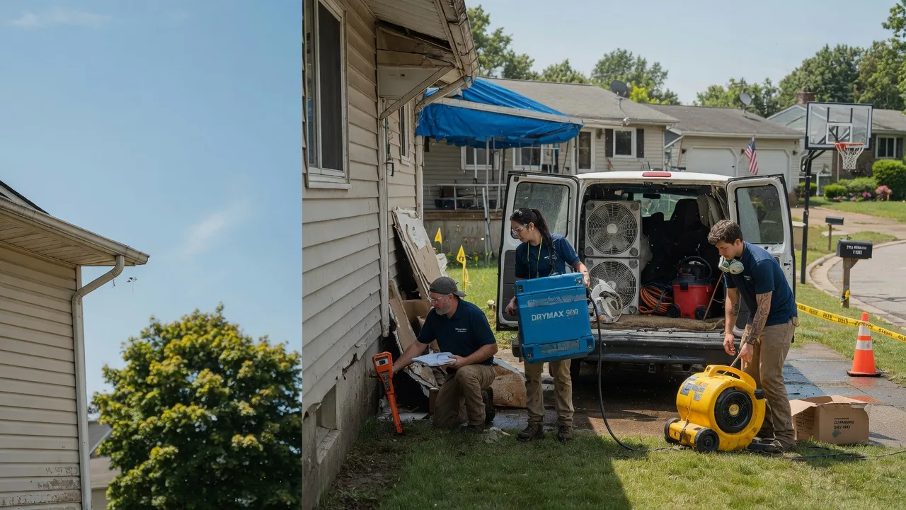 Ceiling Leak Cleanup in Wood Dale, IL near me